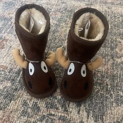 Lazy One Moose Slipper Boots