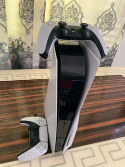 Play station 5 with two controllers