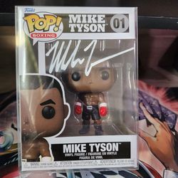 Mike Tyson Funko Pop! Signed 