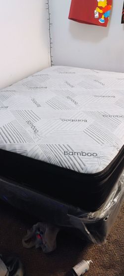 Queen Sized Mattress Box &Frame