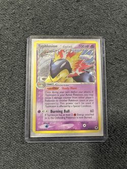 Typhlosion Pokémon Trading Card Holograph