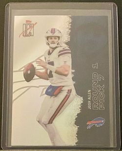 2025 Topps Signature Class Josh Allen Chrome Variation Refractor