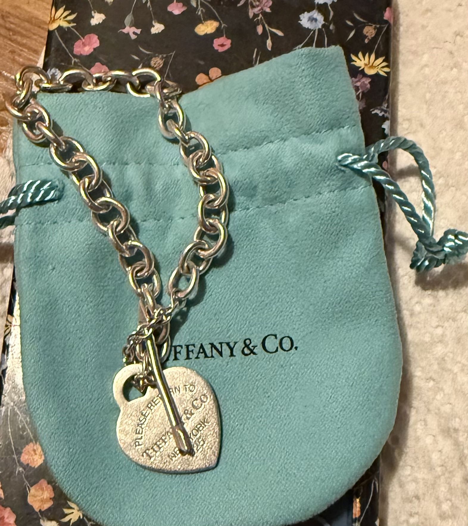 Tiffany Heart And Arrow Bracelet