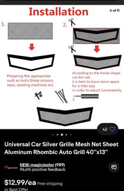 Grill Mesh (For Projects)