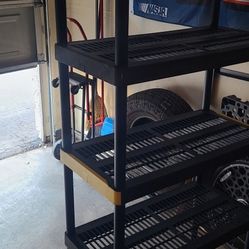 5 Tier Plastic Storage Rack