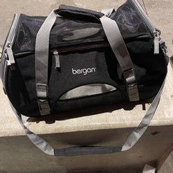Bergan Grey/black Pet Carrier, Lg