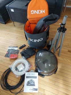 King Tailgater Pro DTP4950 Premium Satellite Portable TV Antenna