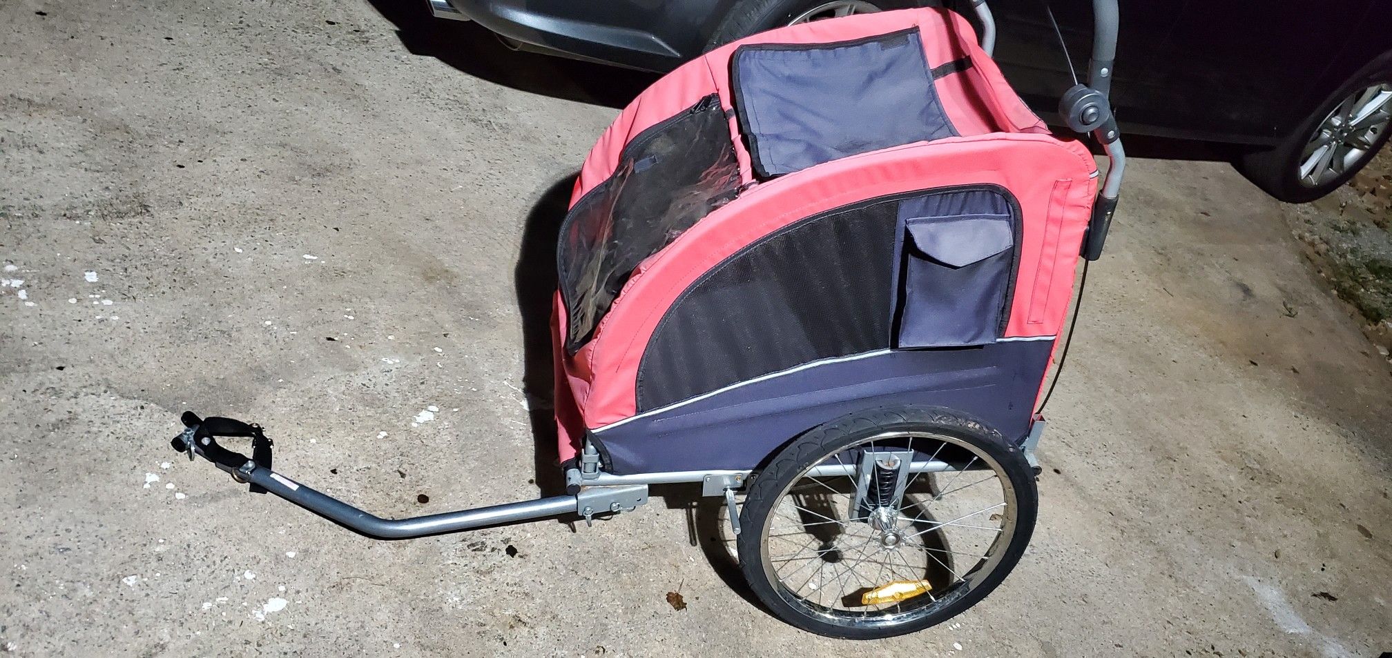 Bicycle trailer stroller