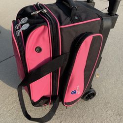 Ebonite Bag With 2 Bowling Ball And Shoes Circle Size 9 Wemen 