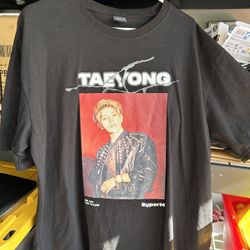 Super M Taeyong tshirt size free size (one size fits most) as is condition kpop