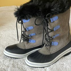 New Women’s Snow Boots Size 6 Faux Fur