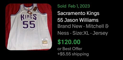 Mitchell & Ness Sacramento Kings Jason Williams Jersey Size Medium