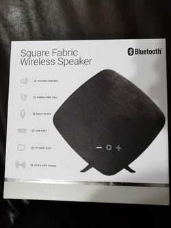 Square Fabric Wireless Bluetooth Speaker