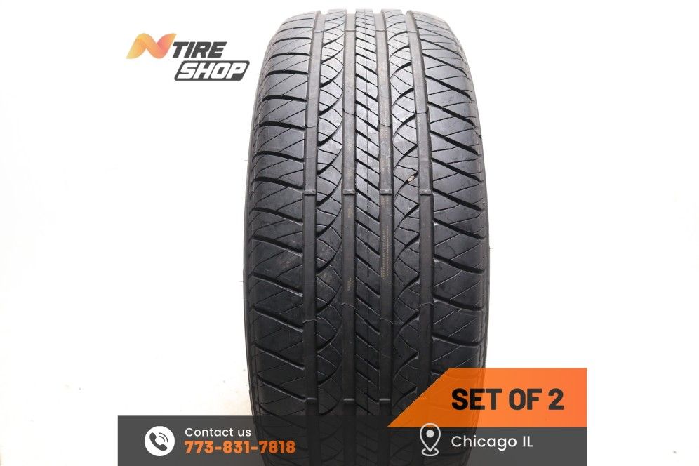 Set of 2 Used 8/32 235/55R18 100V Douglas Touring A/S