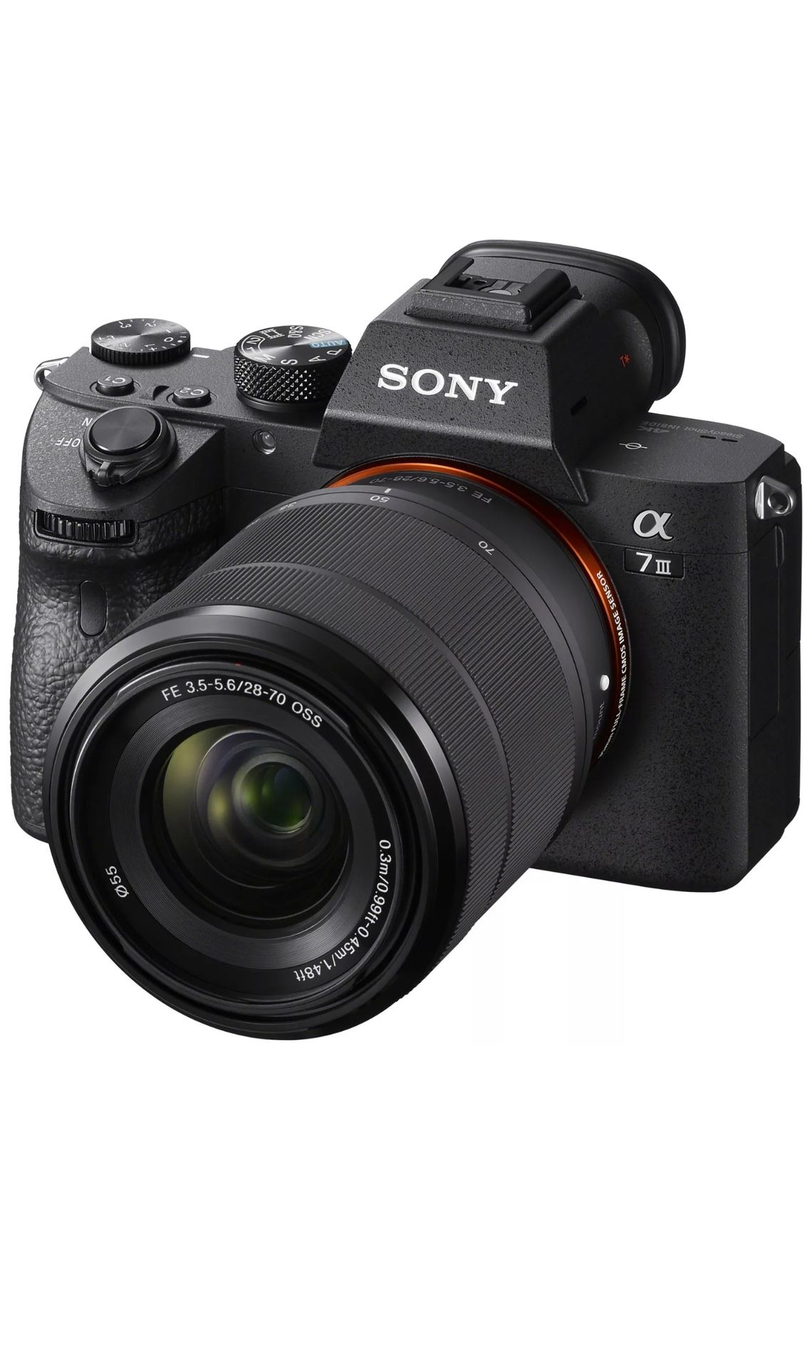 Sony a7iii Mirrorless Camera With Lens, Flash And Bag