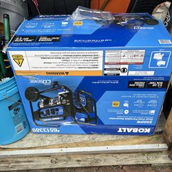 New Kobalt 5500W Dual-Fuel Generator — Never Used — Save $$$