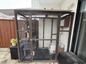 Wood frame catio