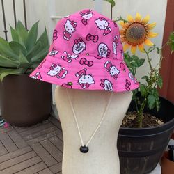 Heather Sue Sews Hello Kitty Bucket Hat NEW