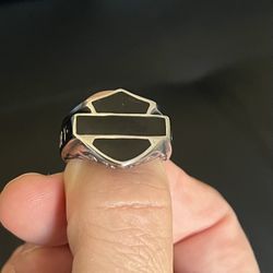 Harley Davidson Ring Black Shield