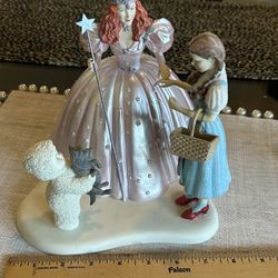 Dept 56 Wizard Of Oz 2001 Glinda, Dorothy , Toto & Snowbaby 