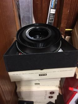 10 slide projector round frames Kodak