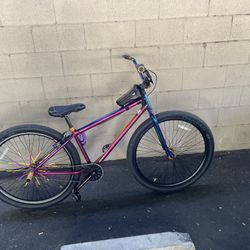 29 Inch Wheelie Bike For Sale. Oil Slick Color With Smoothie tires. And in great condition.