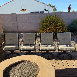 Swivel chairs read .