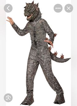Boys 8-10 Godzilla complete Halloween costume