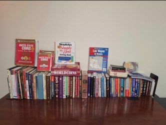 Encyclopedia Americana, Cooking Book, Large Assortment of Reference and Non-Fiction Books