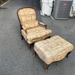 Chair & Ottoman
