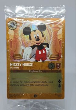Disney Lorcana Mickey Mouse True Friend Promo Card (SEALED)