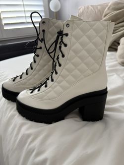 White Platform Boots