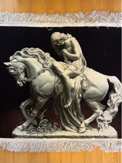 Authentic Handmade Persian Silk Rug - Lady Godiva - 3D Relief - New