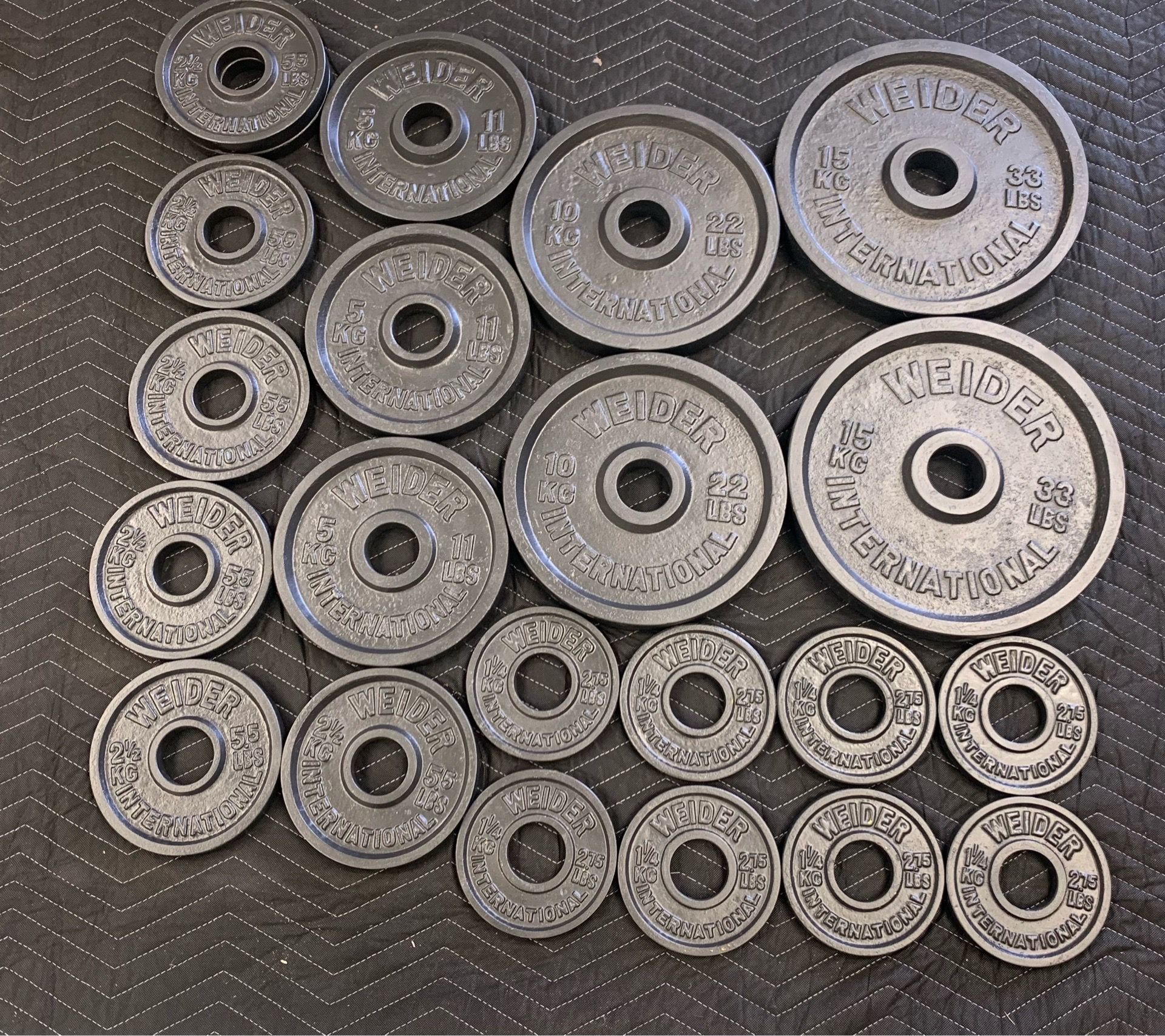 Weighted plates