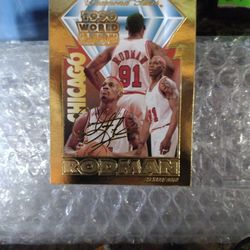 Dennis Rodman Bleachers Diamond Stars Golden Card
