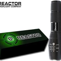 Reactor advanced tactical military grade flashlight