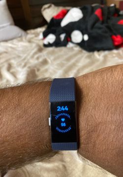 Fitbit Heart rate with activity/charger/ 3 Extra band