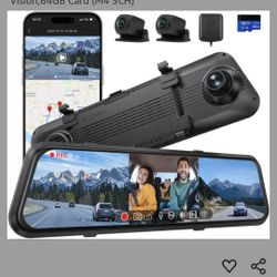 Mirror Camera AppleCarPlay AndroidAuto Digital Front and back camera