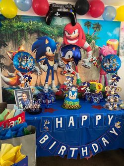 Sonic birthday party