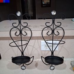 Decorative Metal Wall Candle Holders