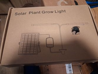 Solar panel grow light