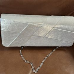 Silver Evening Bag