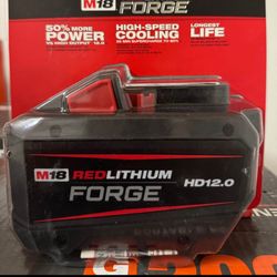 Milwaukee M18 18V Lithium-Ion REDLITHIUM FORGE HD 12.0 Ah Battery Pack