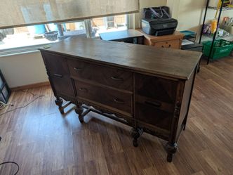vintage buffet table
