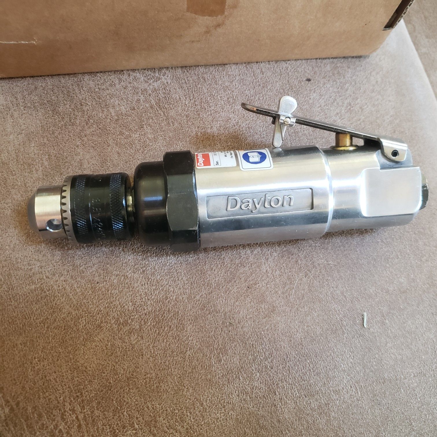 Dayton Air Drill, 3/8 -20,000 RPM 4BY89