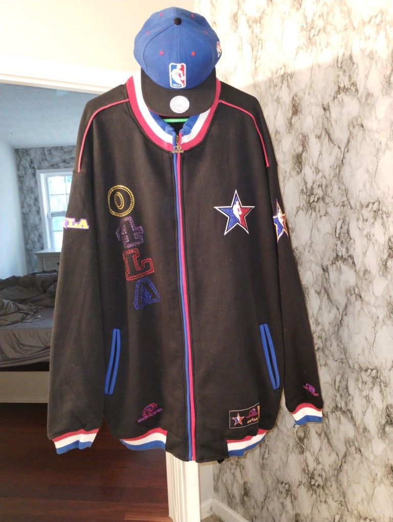 $140 Local Pickup Brand New With Tags Unique 2004 NBA All Star Game LA Jacket 3xl Matching Mitchell&Ness Very Rare No Trades