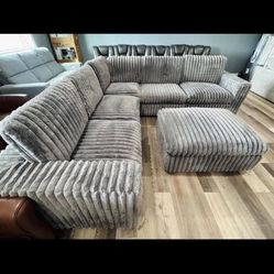 Modern Style Corduroy Sofas Available, Same Day Delivery 