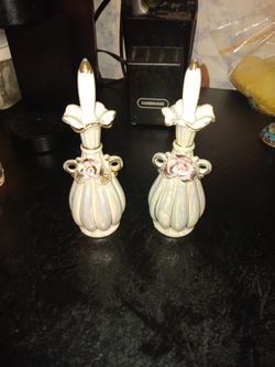 Two Vintage Purfume Bottles