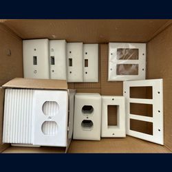 Outlet & Light Switch Covers- 81 Pieces (READ DESCRIPTION)