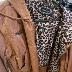 Cheetah Leather Jacket 